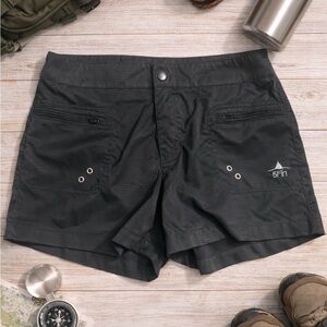 AFTCO 5 Fin Womens Fishing Shorts Size 10 Performance Outdoor Black